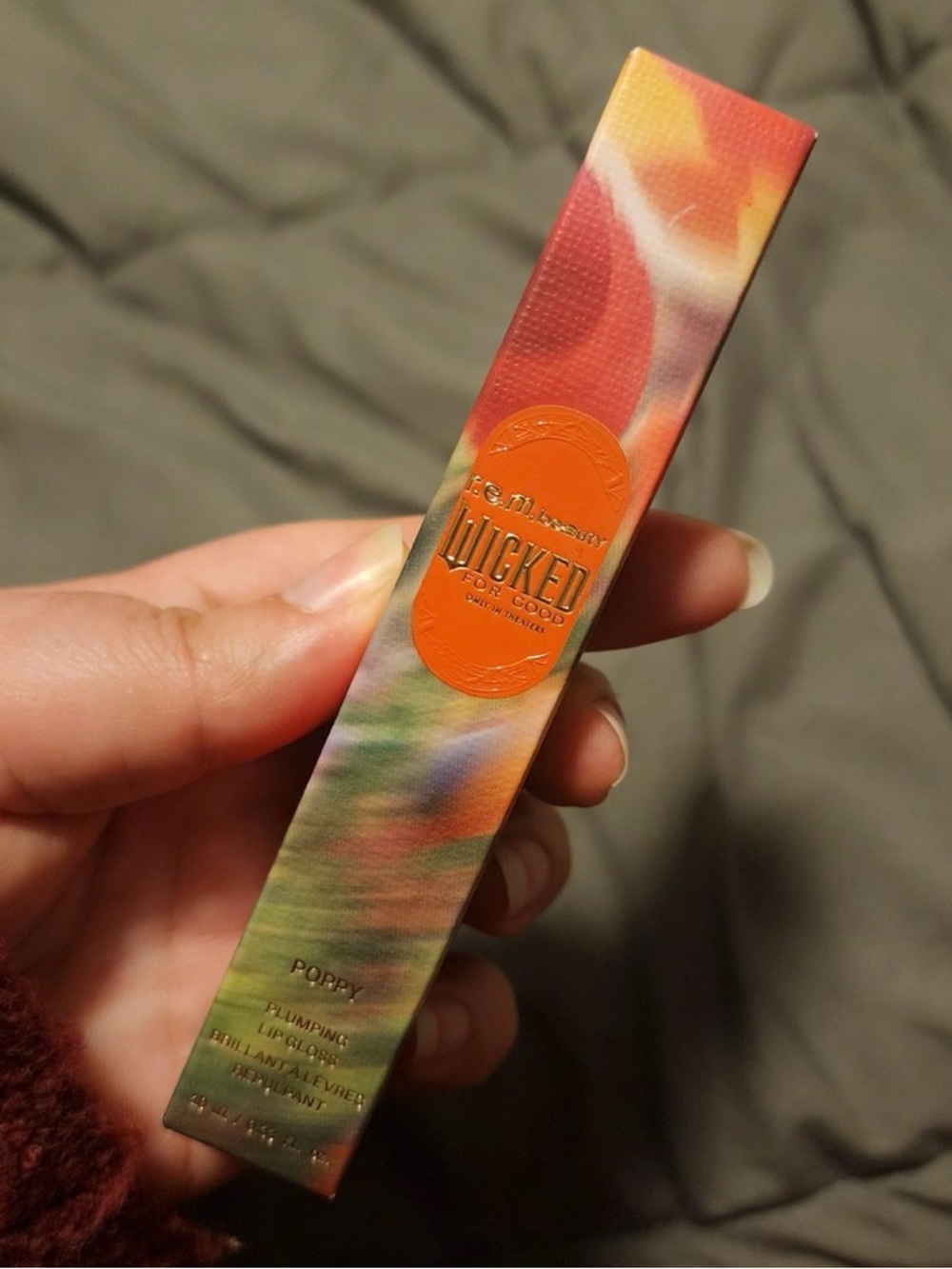 REM beauty x Wicked plumping lip gloss in Poppy Punch